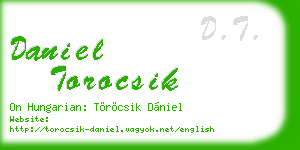 daniel torocsik business card
